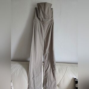 Elegant Women's Tan Jumpsuit